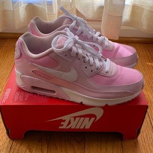 Baby pink Nike AirMax 90 GS - US 6.5Y / US size 8 womens